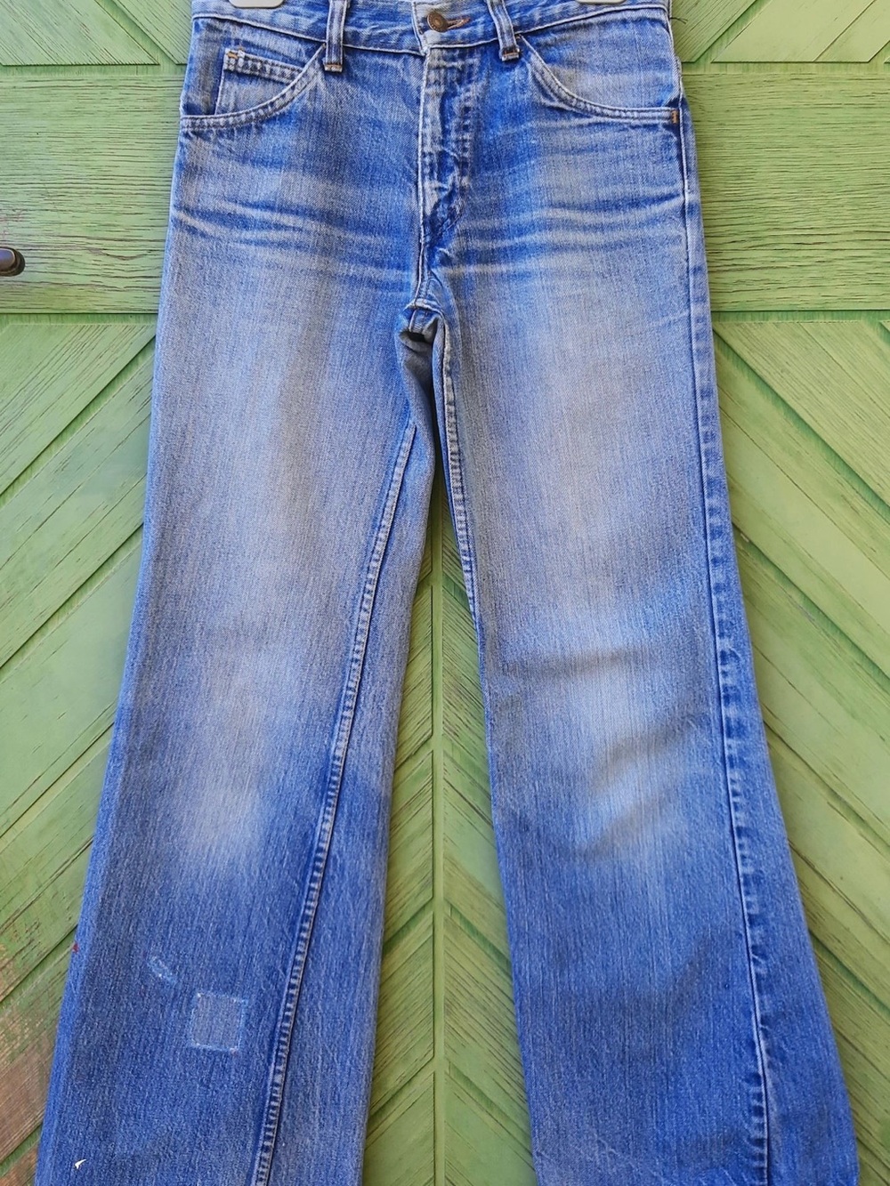 Vintage 1960s orange tab Levis big E jeans size 24- RARE